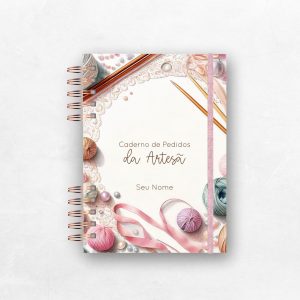 caderno de pedidos artesã