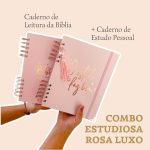 combo estudiosa rosa luxo