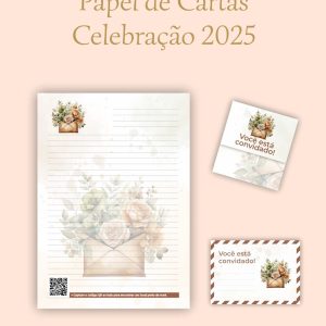 papel de cartas celebração 2025